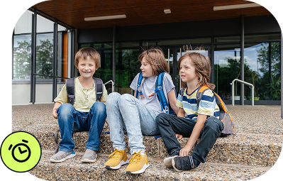 Niños en escuela